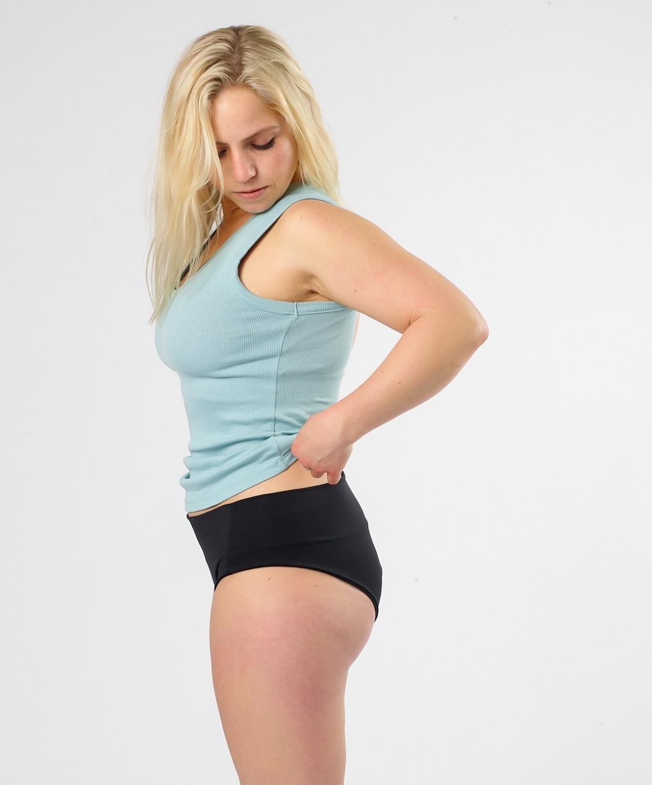 Woman in Nyssa VieWear Period Comfort Underwear