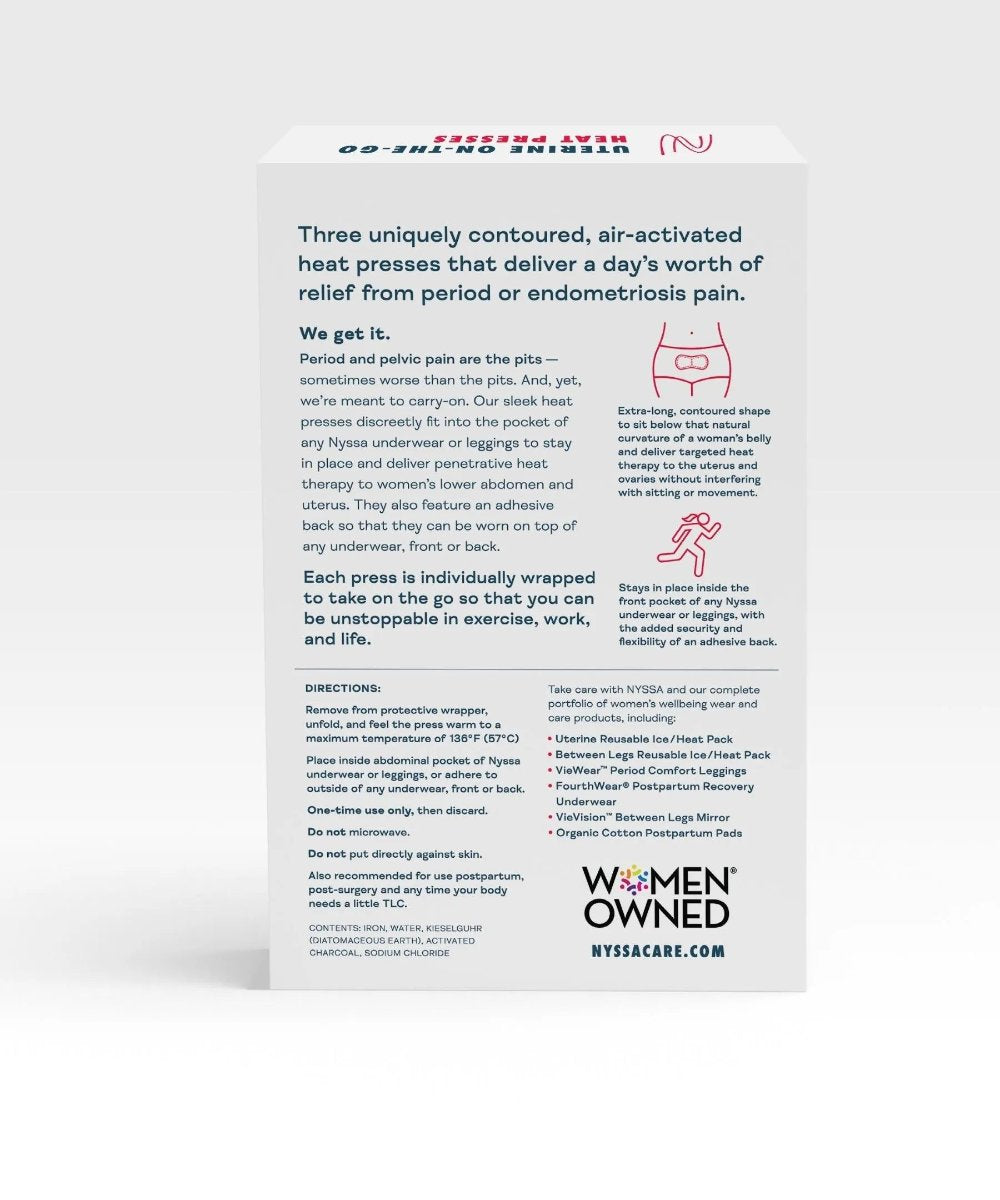 Nyssa On the Go Uterine Heat Presses- Nyssa Care