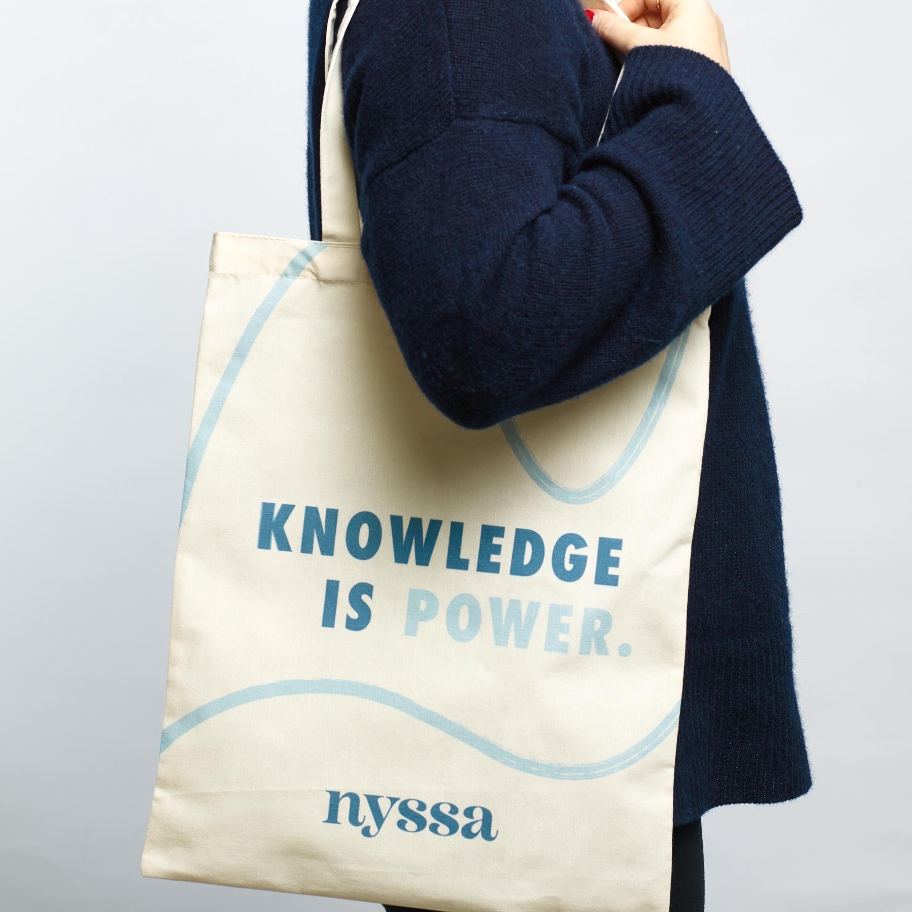 Knowledge is Power Tote - Nyssa
