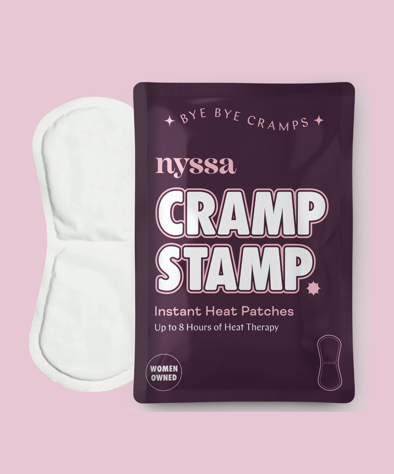 Cramp Stamp Instant Heat Patches - Nyssa
