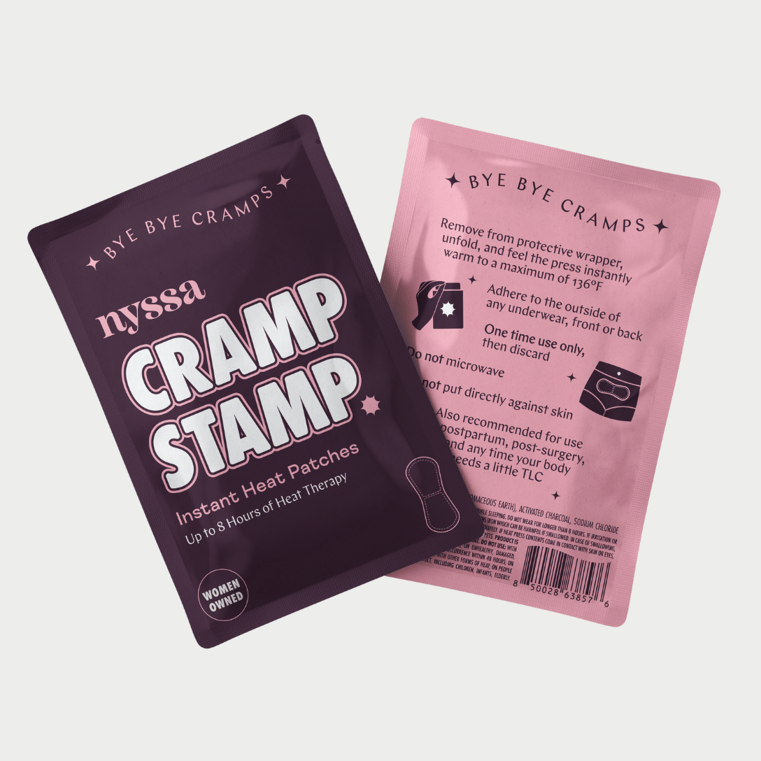 Coming Soon! Cramp Stamp Instant Heat Patches - Nyssa