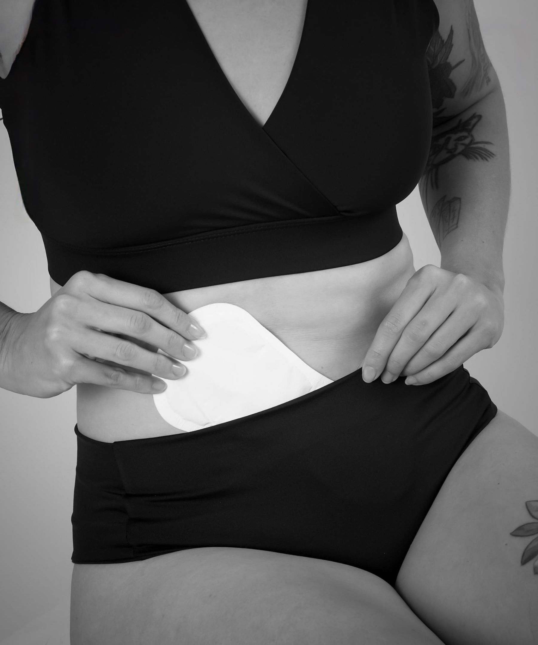 Woman wearing VieWear Period Recovery Underwear