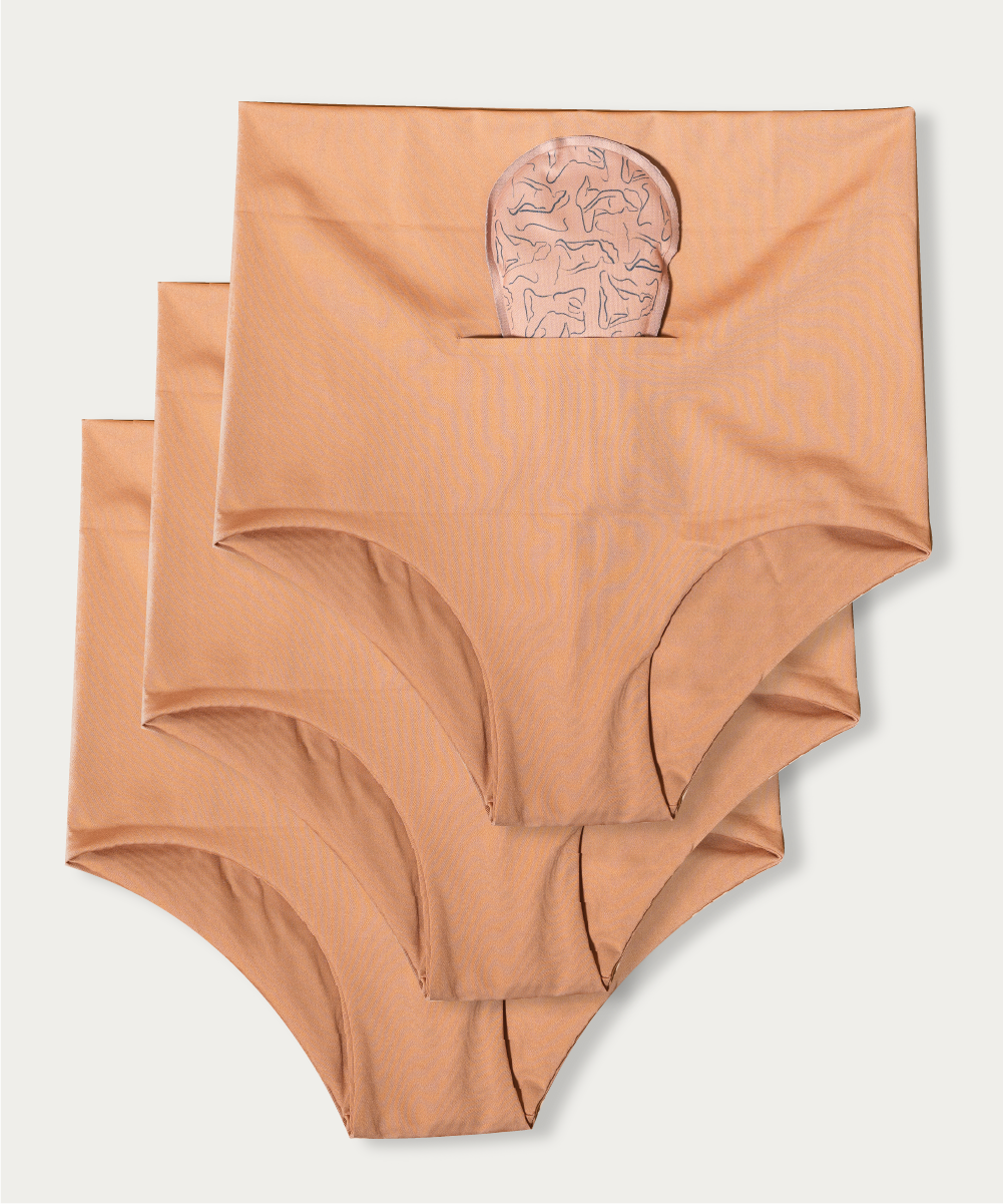 Mocha Mousse FourthWear Postpartum Recovery Underwear 3 set + Ice Heat Pack