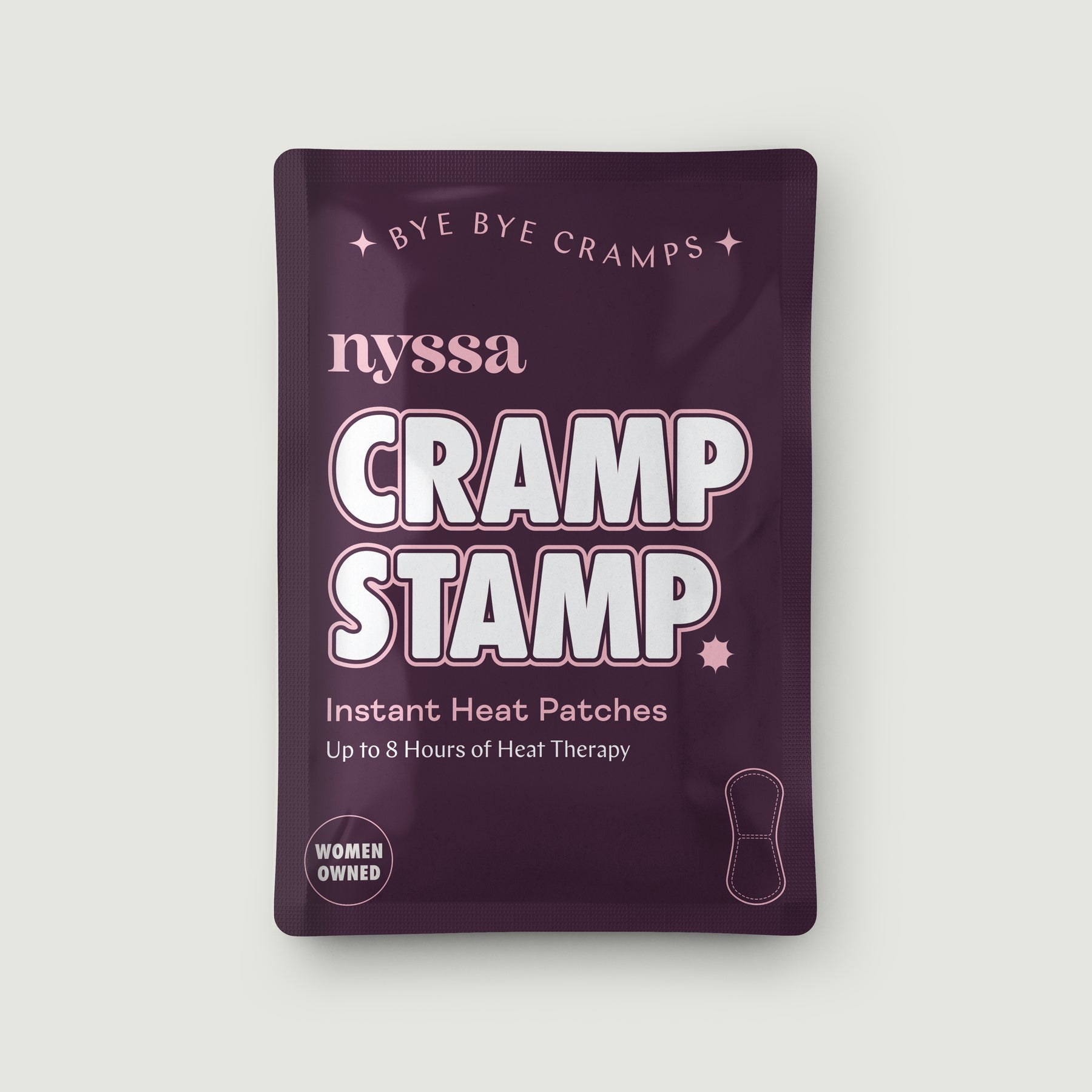 Coming Soon! Cramp Stamp Instant Heat Patches - Nyssa