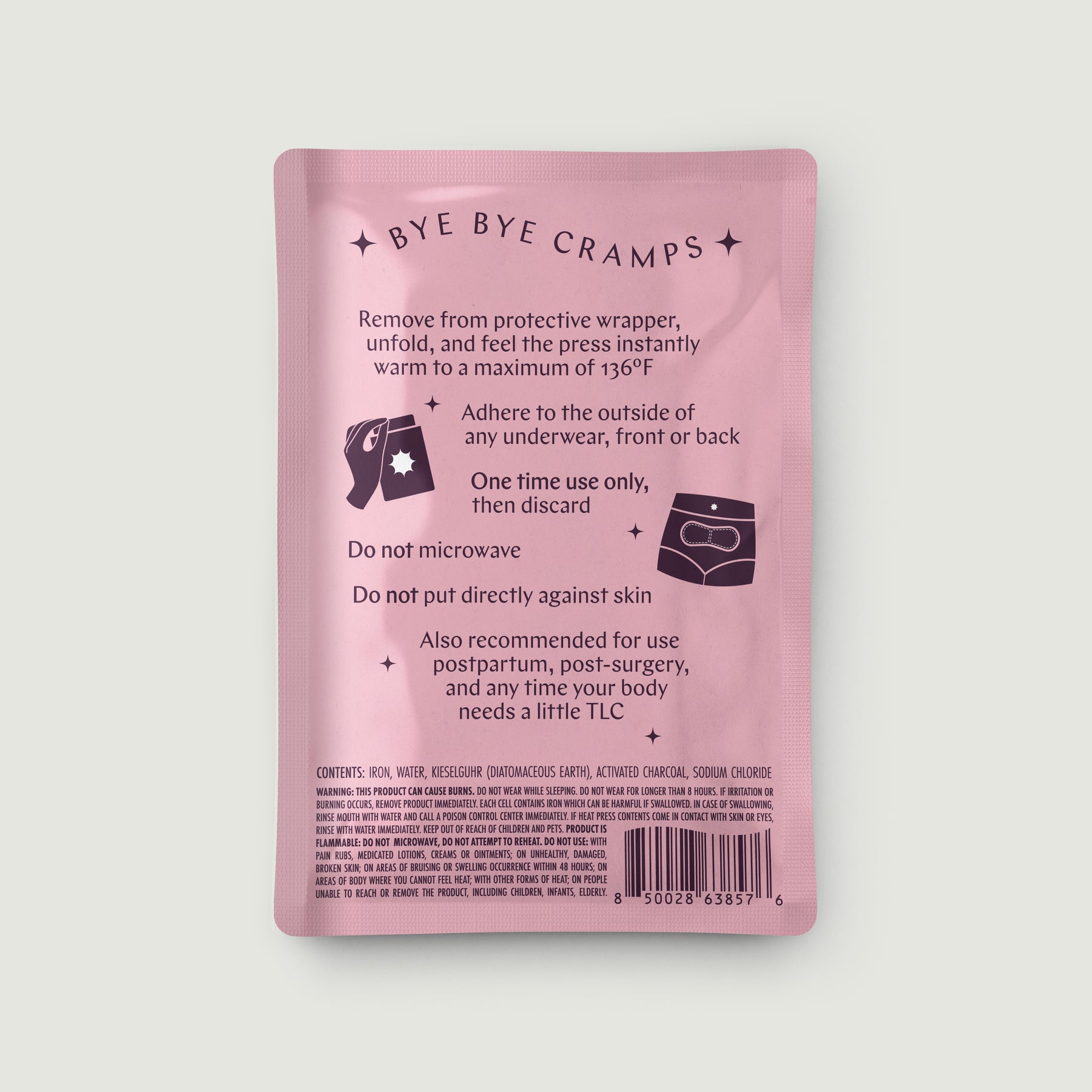 Coming Soon! Cramp Stamp Instant Heat Patches - Nyssa