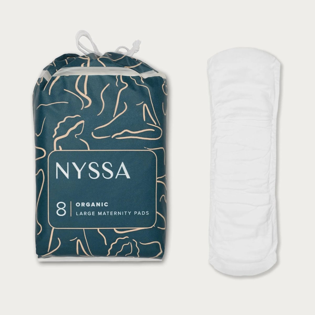 Complete Coverage Organic Cotton Cover Postpartum Pads - Nyssa
