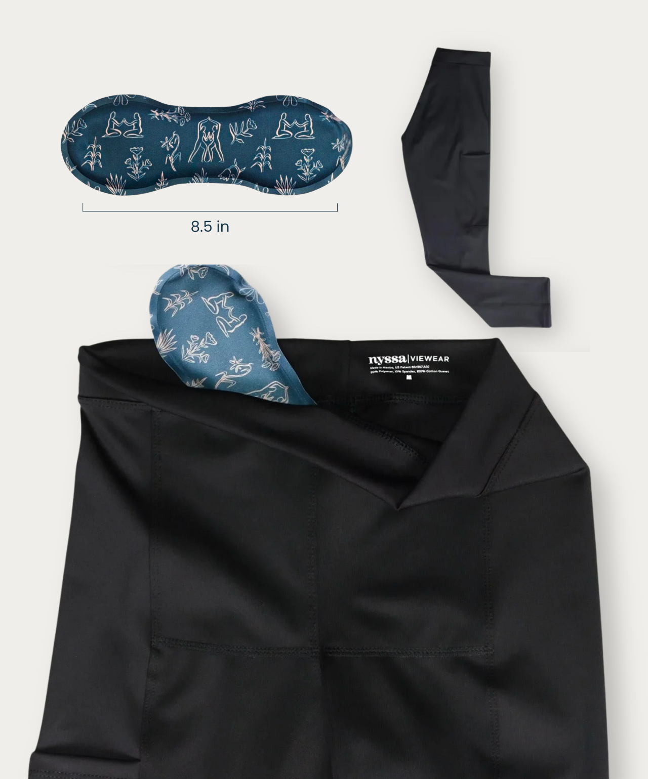 VieWear Period Comfort Leggings + Uterine Ice Heat Bundle