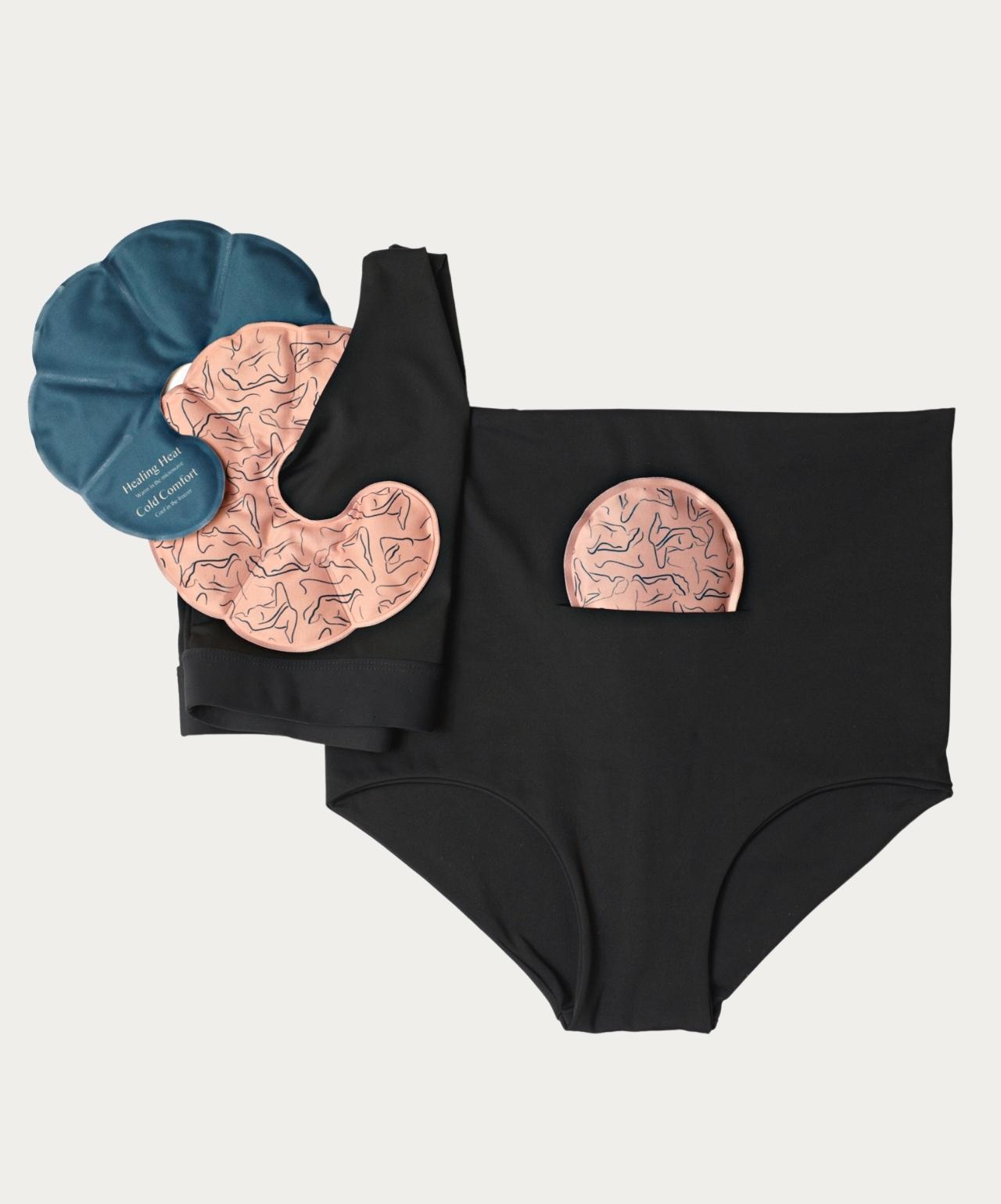 Nyssa Postpartum Recovery Set with bra, underwear and ice-heat packs
