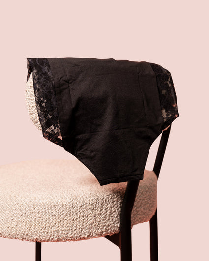Lace Panel High-Waisted VieWear Period Comfort Underwear
