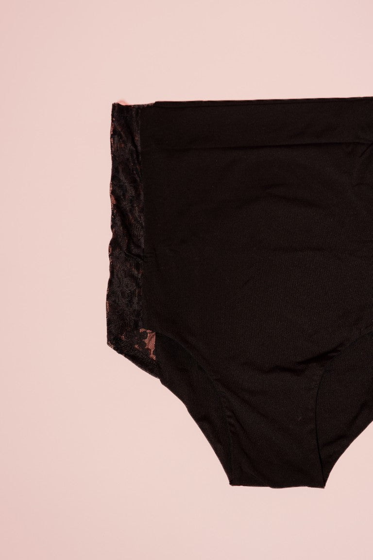 Lace Panel High-Waisted VieWear Period Comfort Underwear