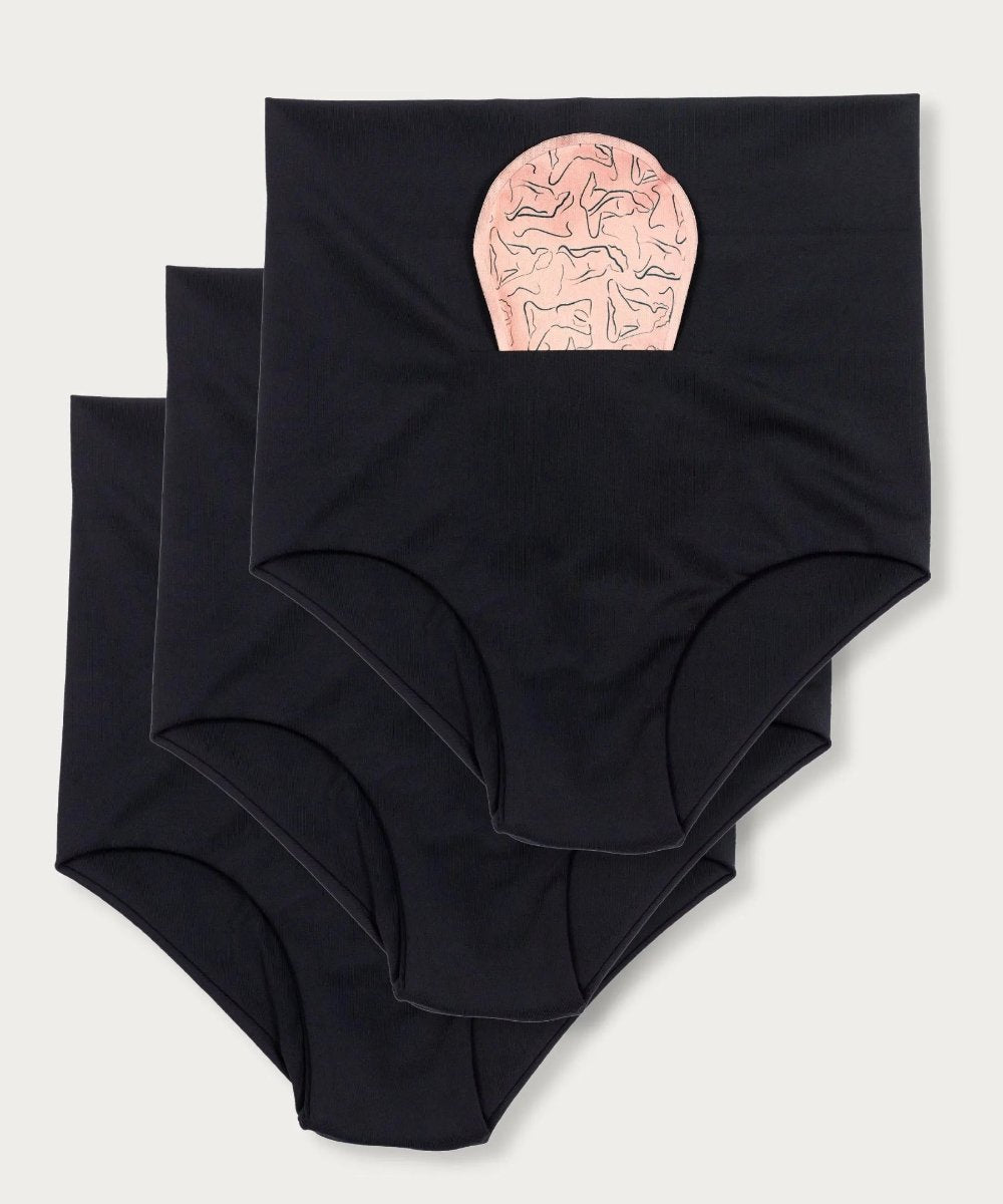 FourthWear Postpartum Recovery Underwear set 3 + Between Legs Perineal Ice Heat Pack Saver Set