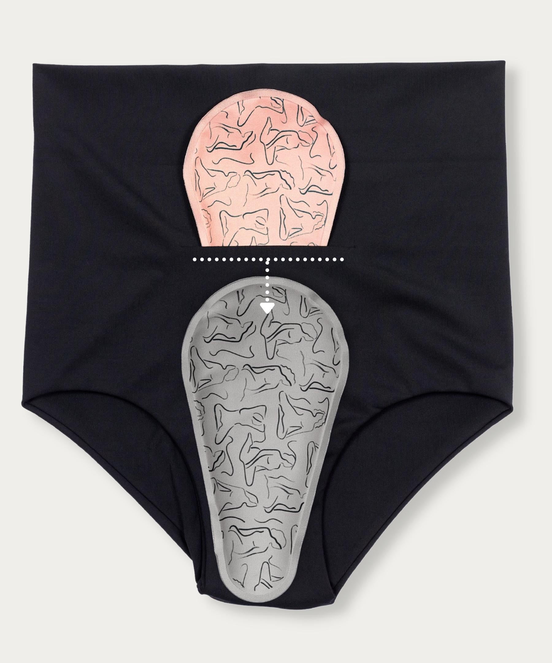Postpartum Underwear with Ice Pack Insert Panties Bikini Solid Womens  Briefs Knickers 6 Pieces Cotton Panties