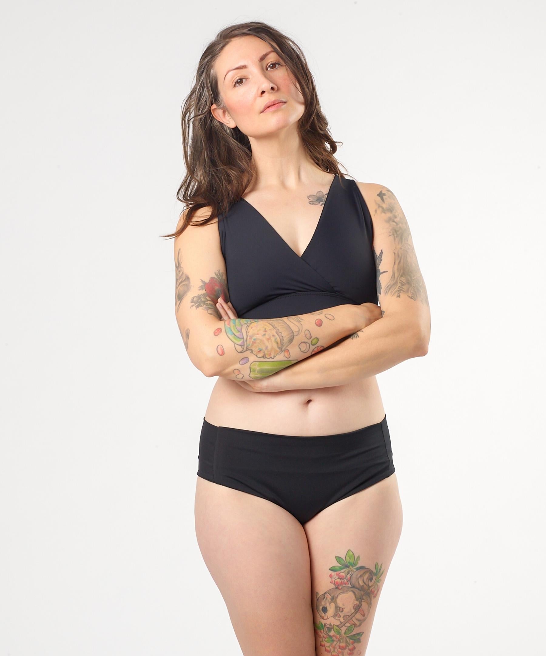 Model in Nyssa VieWear Period Comfort Underwear