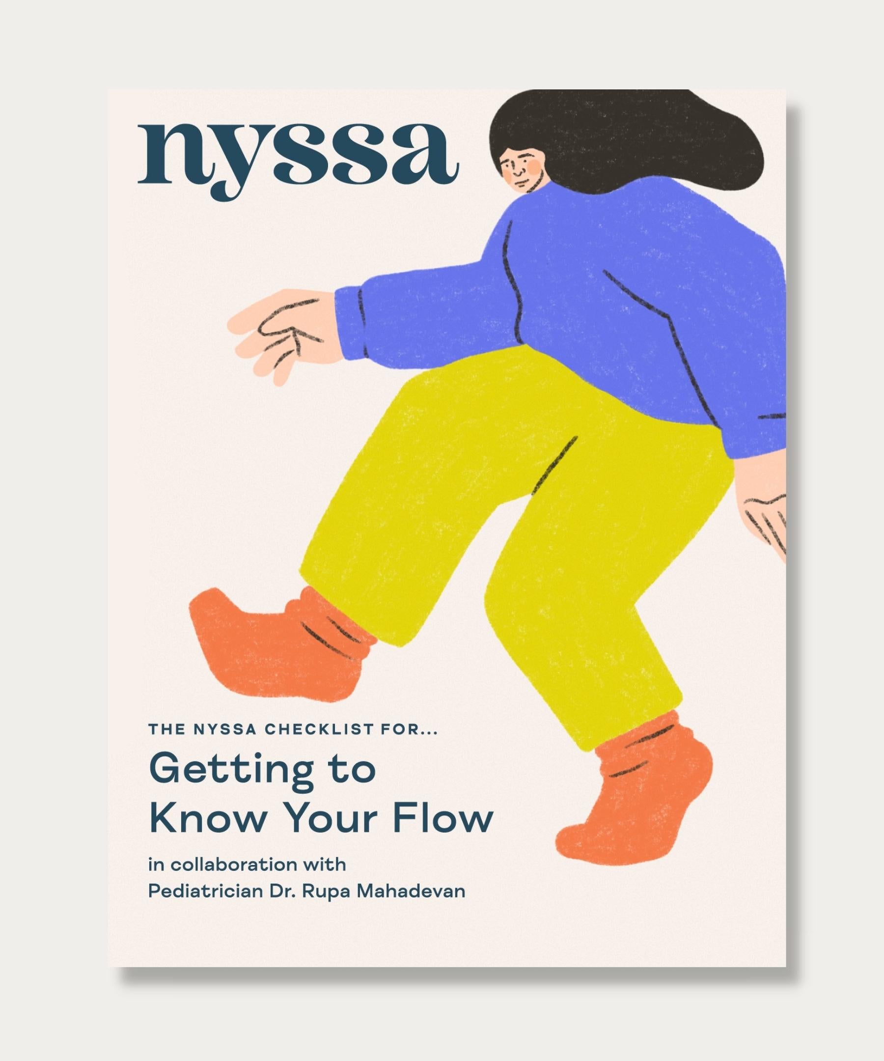 Nyssa Teen Guide Checklist for Getting to know your flow