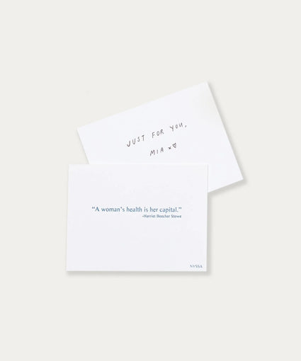 Handwritten Note - Nyssa