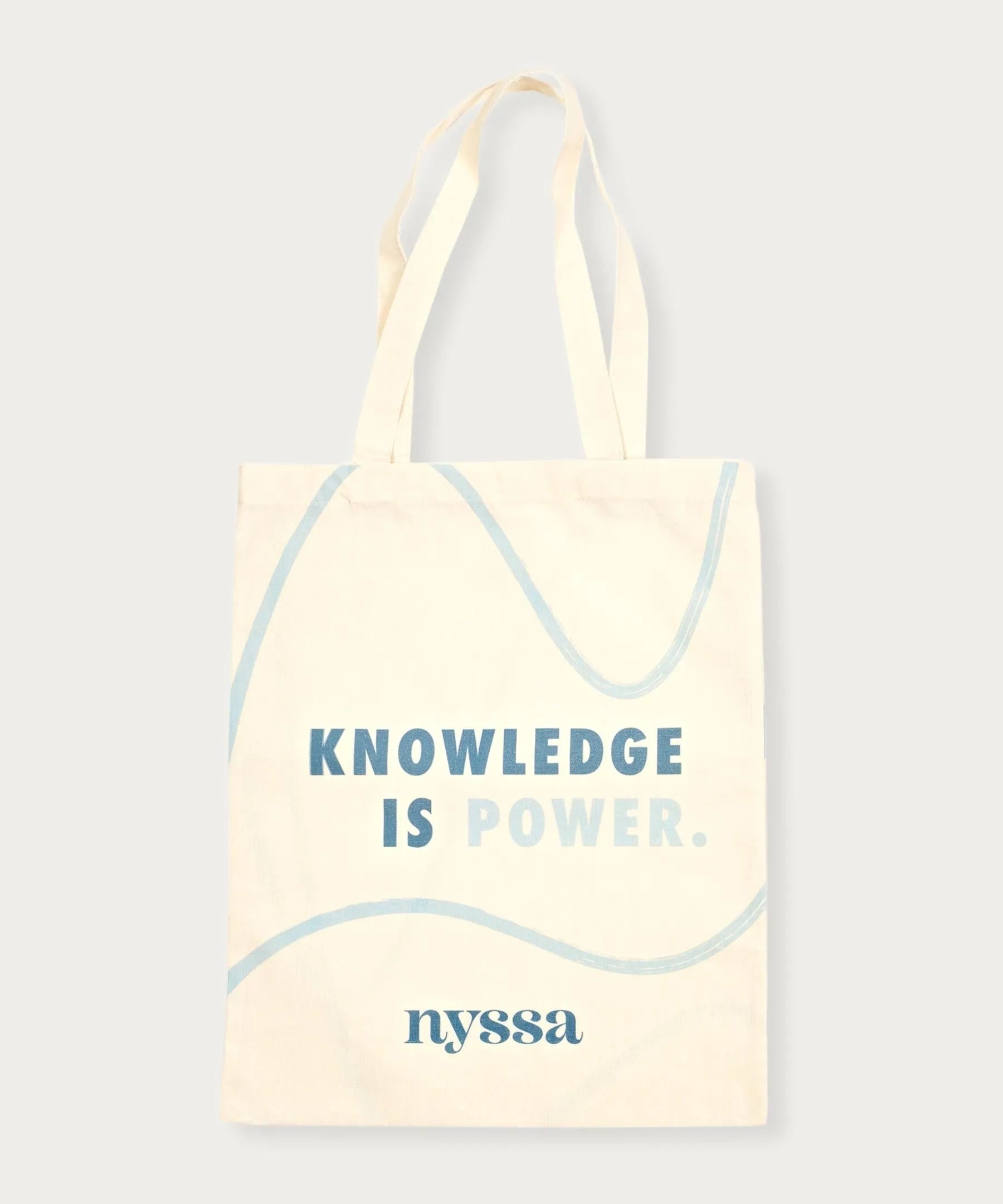 Knowledge is Power Canvas Tote – Nyssa