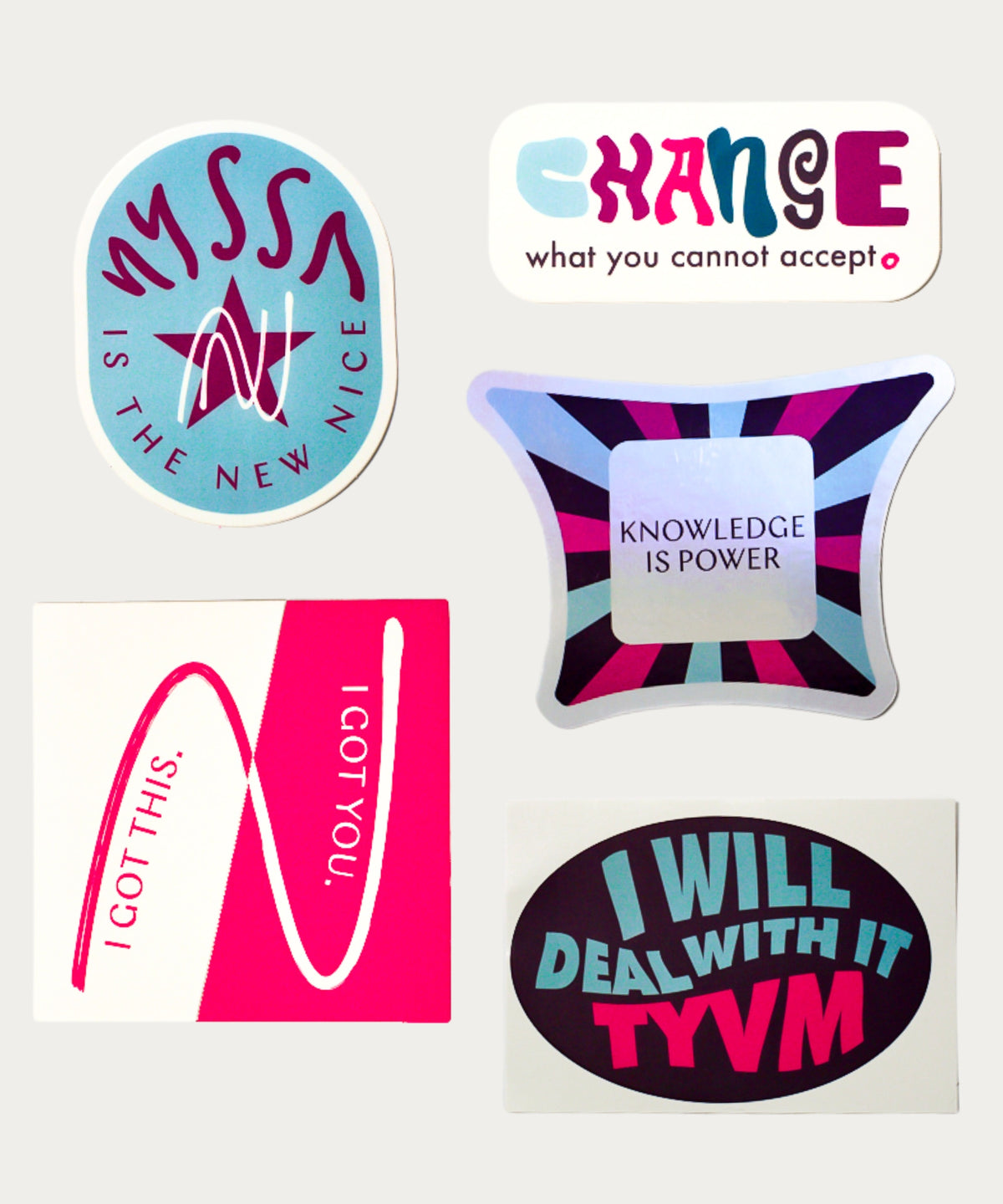 Nyssa Spirit Stickers Set of 5
