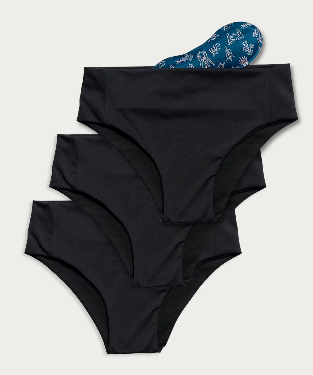 3 Ct VieWear Period Comfort Underwear + Uterine Ice Heat Saver Set